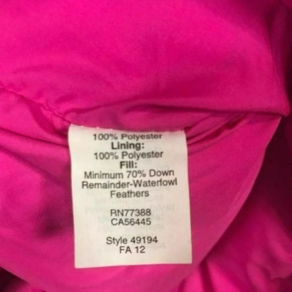 J. Crew Quilted Excursion Down Puffer Vest Barbiecore Hot Pink, Size Small - Picture 6 of 6